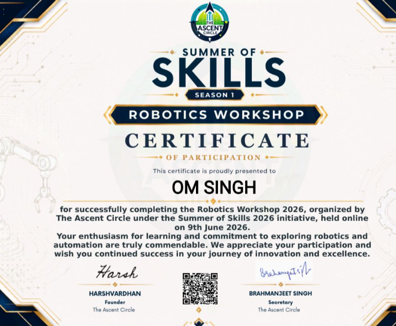 Workshop on Robotics Asessments