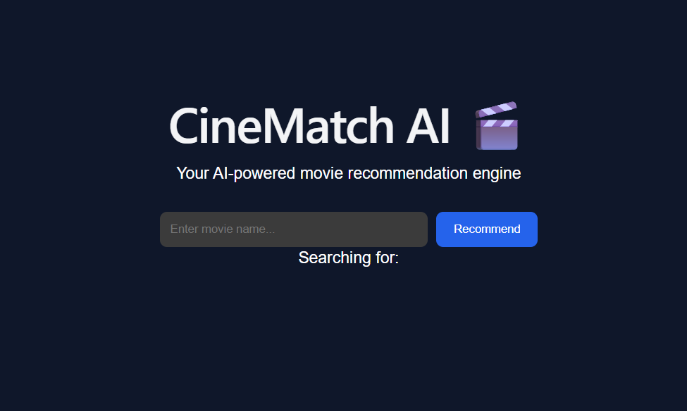 CineMatch AI preview